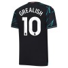 Camisola + Calções Manchester City Grealish 10 Criança Equipamento 3ª 23/24